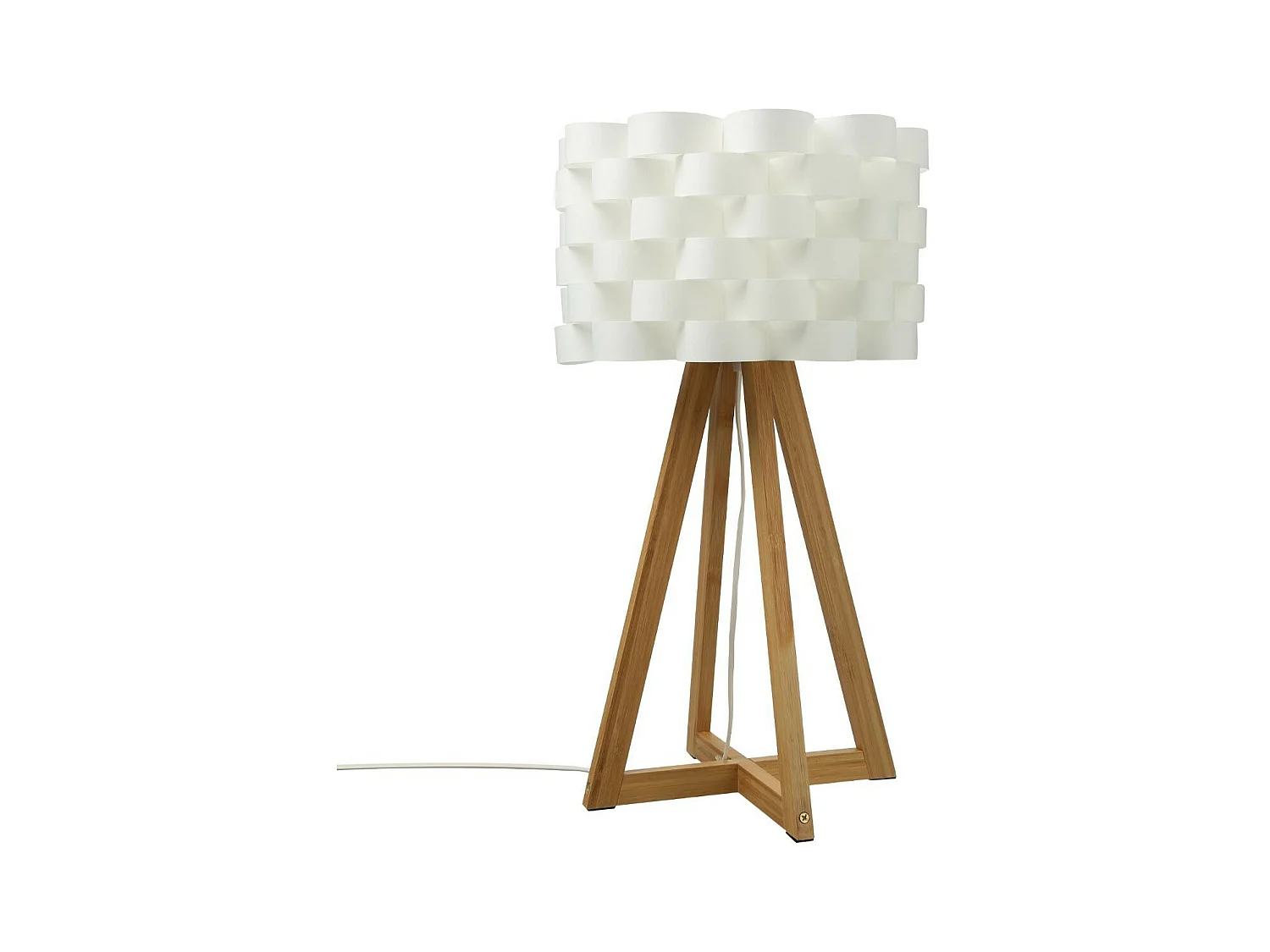 Lampe à poser en Bambou H 55 cm