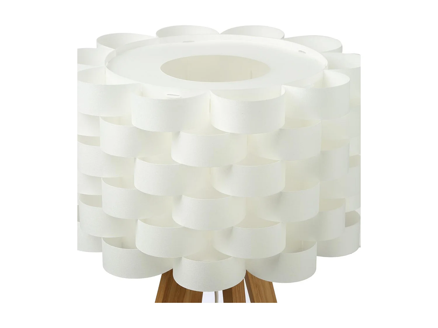 Lampe à poser en Bambou H 55 cm