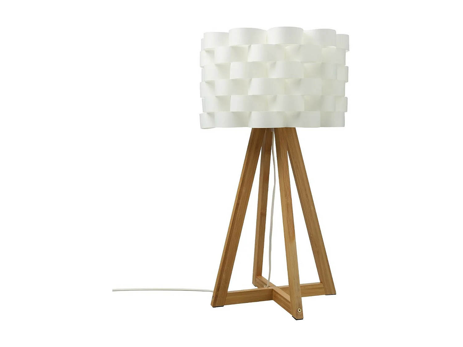 Lampe à poser en Bambou H 55 cm