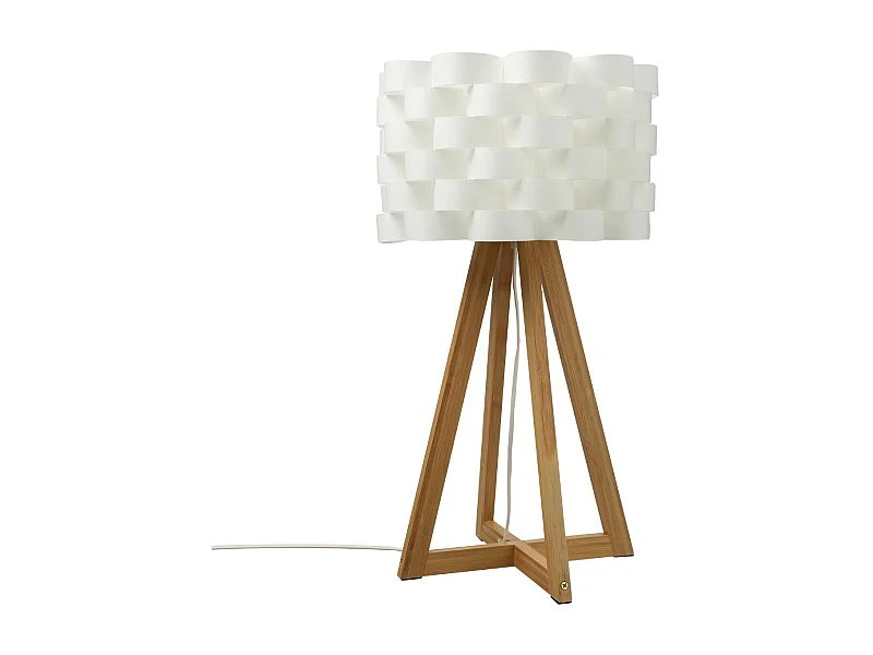 Lampe à poser en Bambou H 55 cm