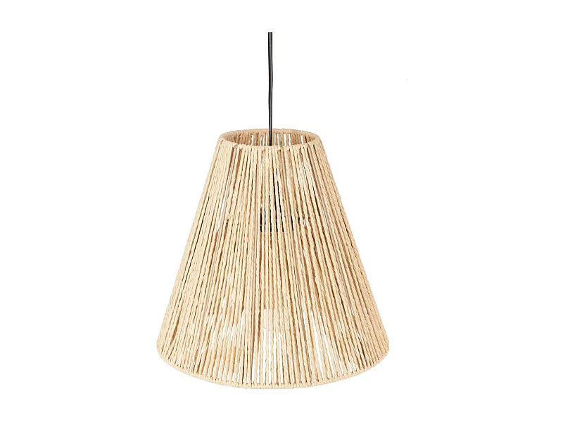 Luminaire Suspension Corde D 30 cm Beige