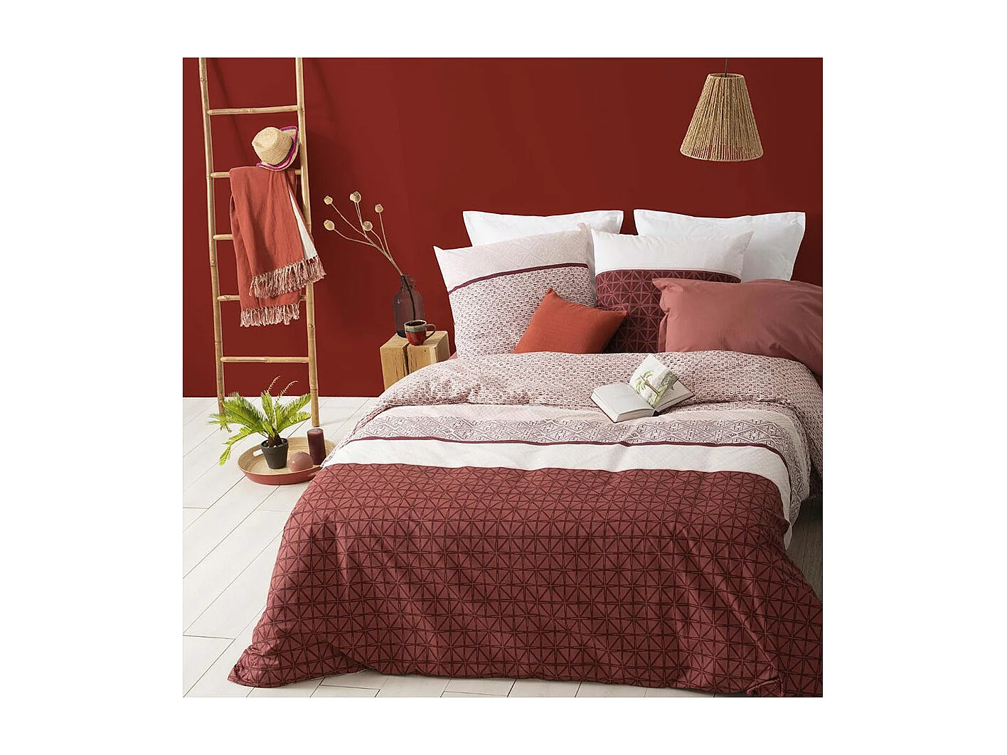 Luminaire Suspension Corde D 30 cm Beige