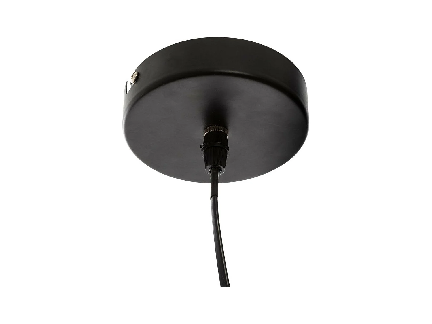 Luminaire Grande Suspension en Métal Noir D 69,5 cm