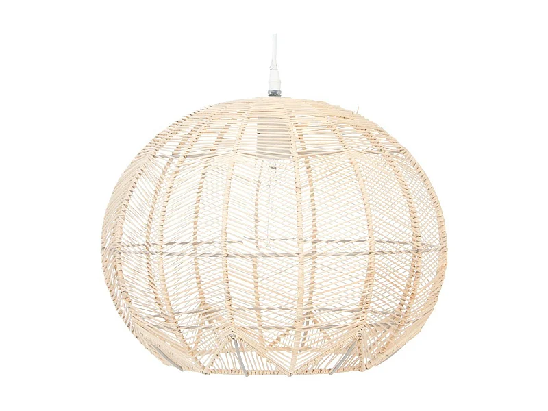 Luminaire Suspension en Rotin naturel D 38 cm