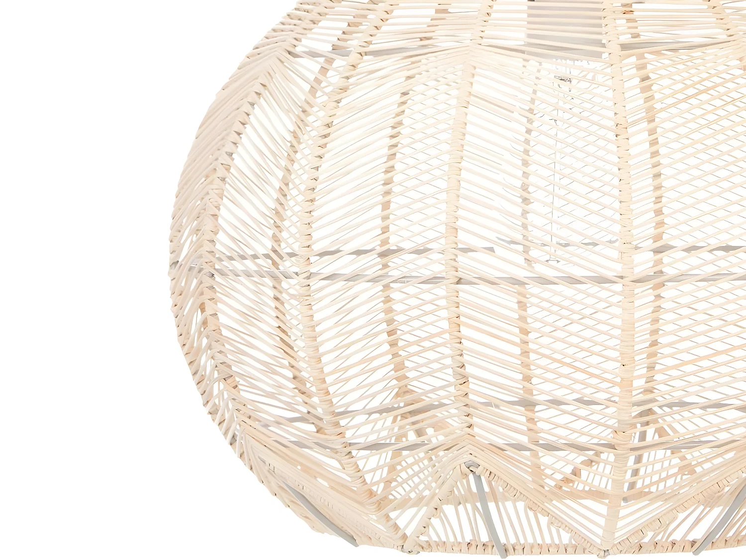 Luminaire Suspension en Rotin naturel D 38 cm