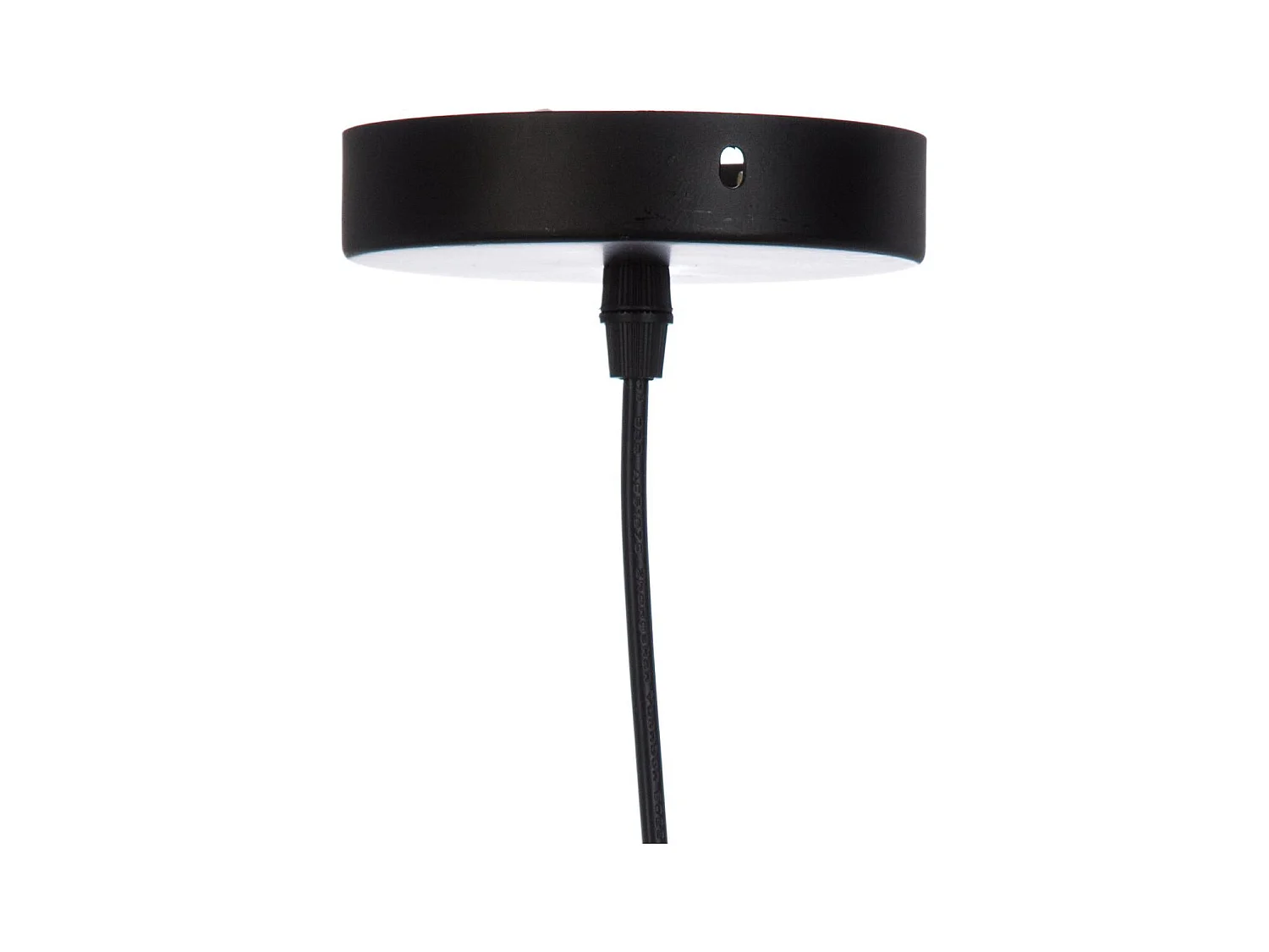 Luminaire Suspension en Rotin noir D 38 cm