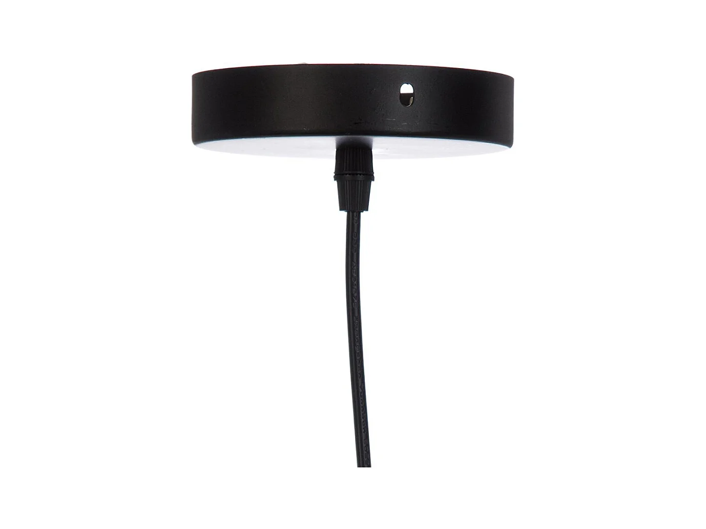 Luminaire Suspension en Rotin noir D 38 cm