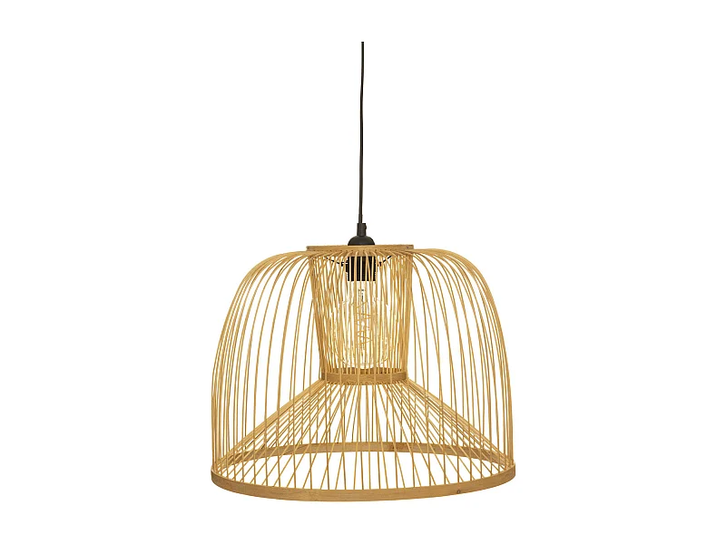 Luminaire Suspension en Bambou naturel D 38 cm