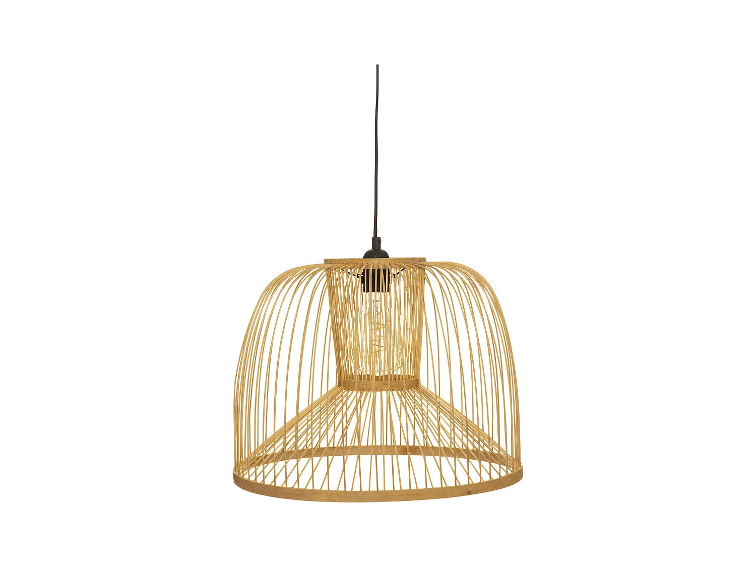 Luminaire Suspension en Bambou naturel D 38 cm