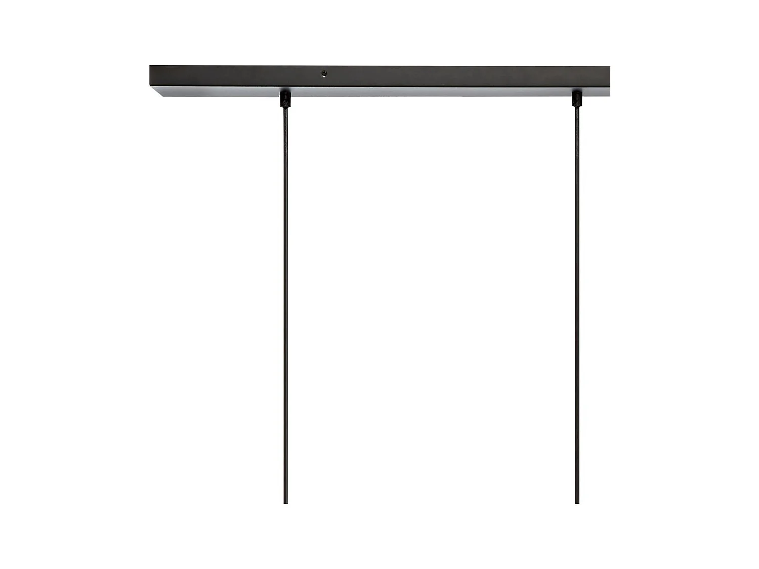 Luminaire Suspension 4 Lampes en Métal et Bois Naturel