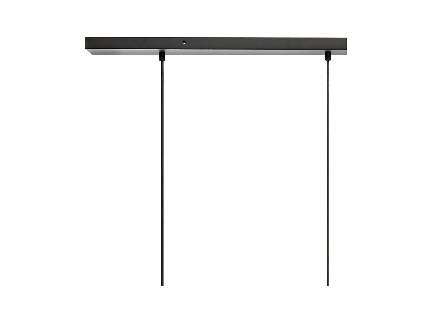 Luminaire Suspension 4 Lampes en Métal et Bois Naturel