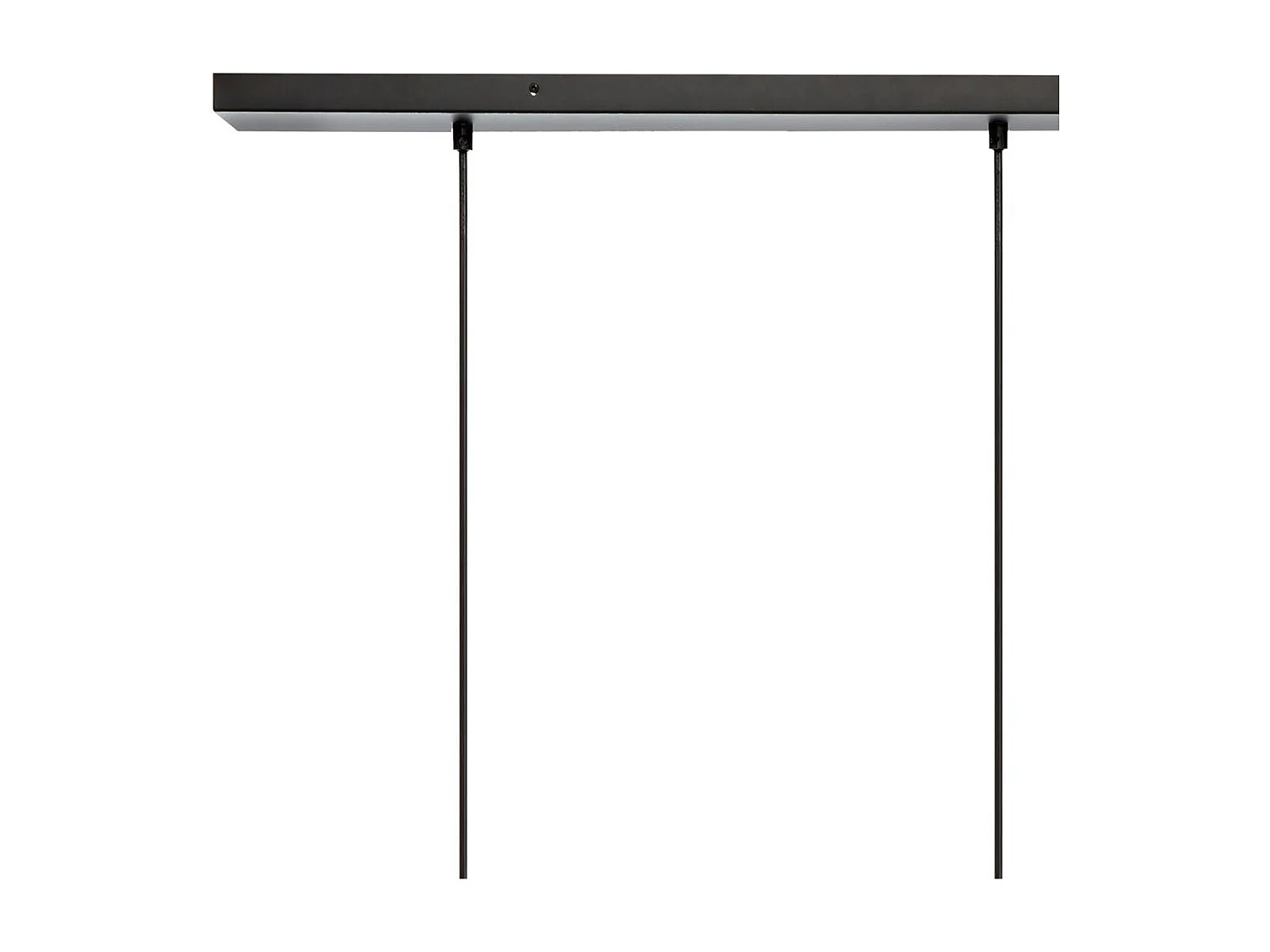 Luminaire Suspension 4 Lampes en Métal et Bois Naturel