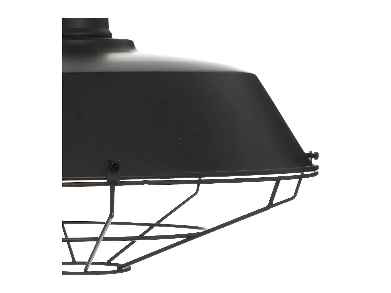 Luminaire Suspension en Métal Noir  D 35 cm