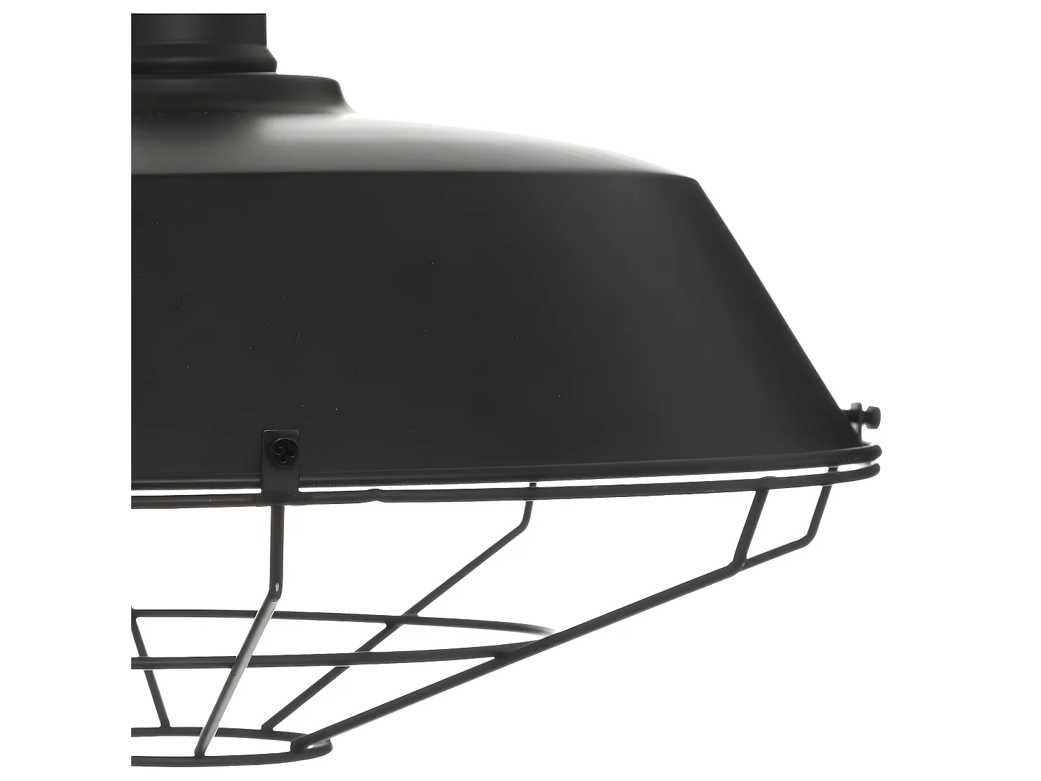 Luminaire Suspension en Métal Noir  D 35 cm
