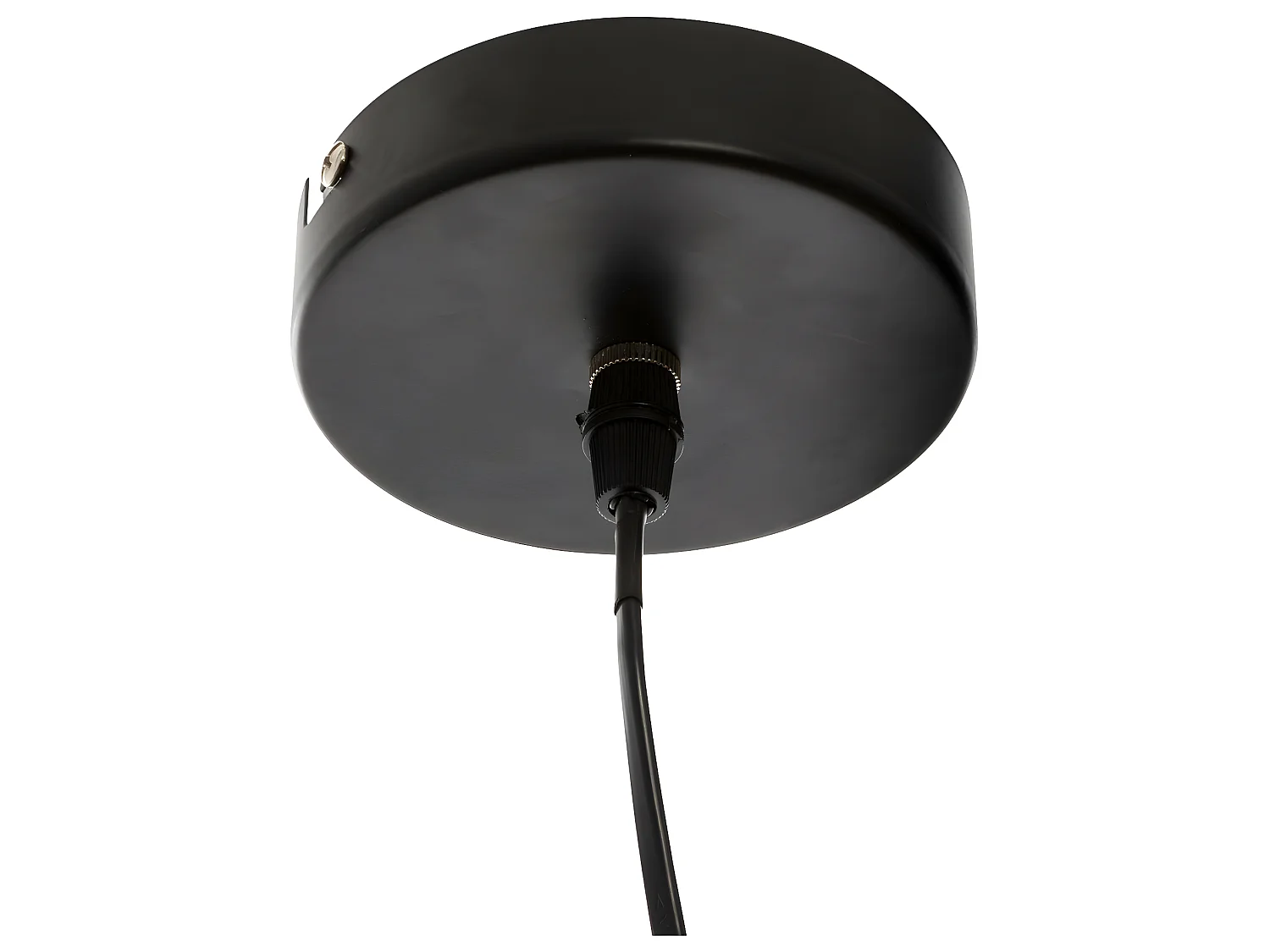 Luminaire Suspension en Métal Noir  D 35 cm