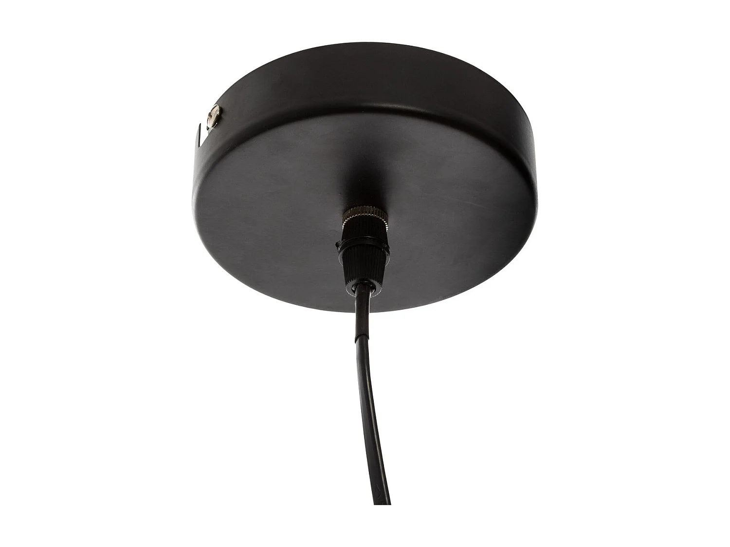 Luminaire Suspension en Métal Noir D 35 cm style industriel