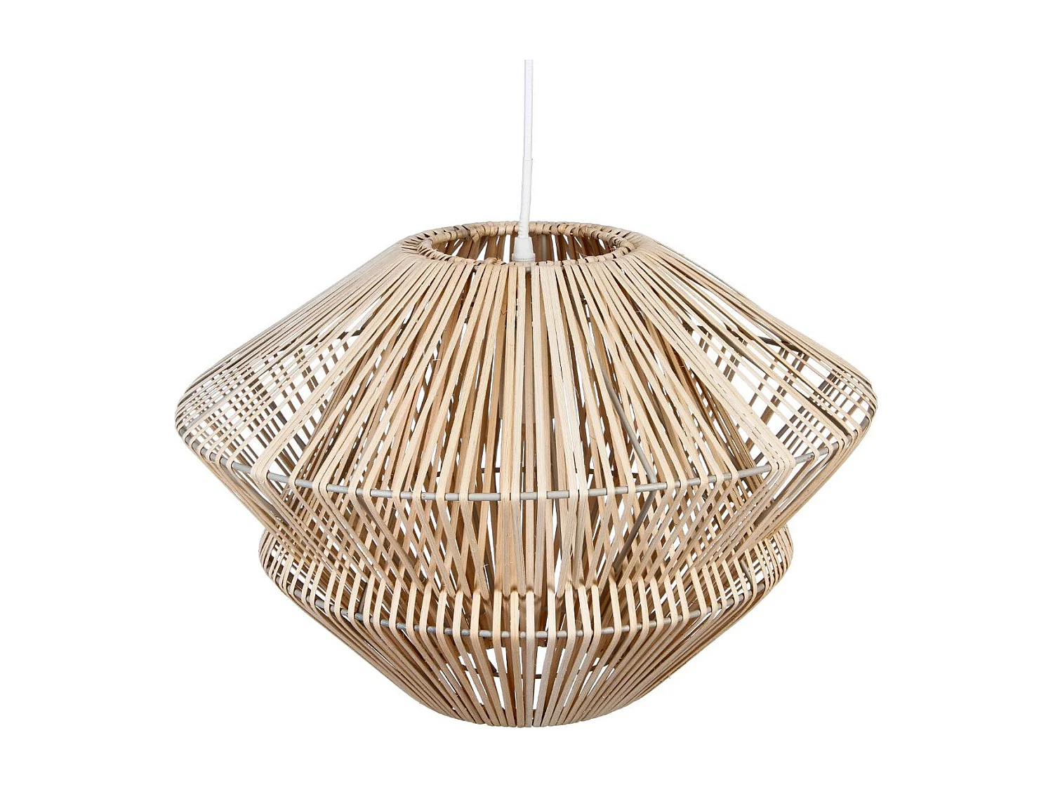 Luminaire Suspension en Rotin naturel D 45 cm