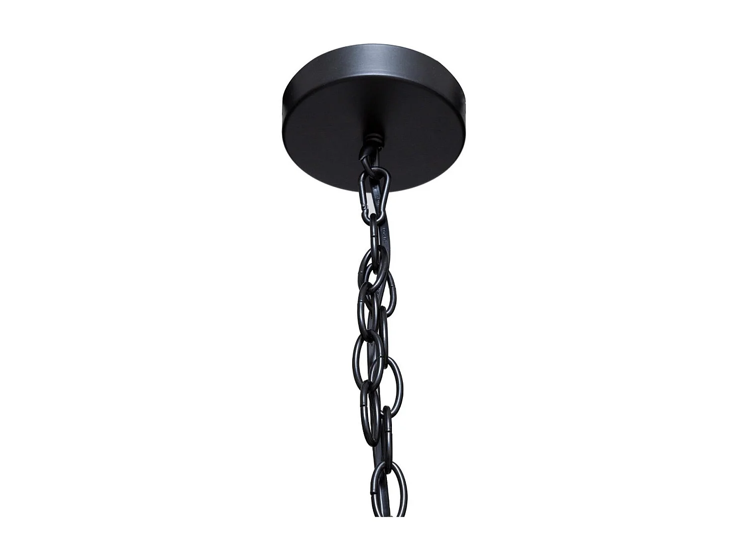 Luminaire Suspension Perles noires en Bois D 38.5 cm