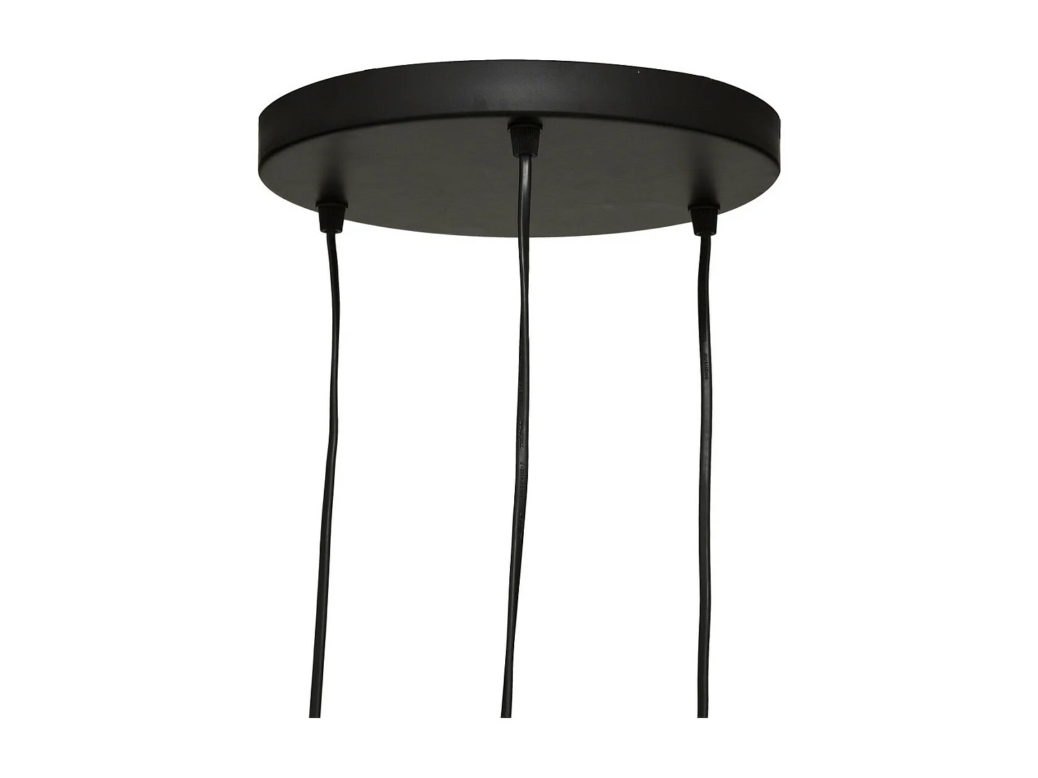 Luminaire  Suspension en Corde 3 Têtes D. 25 x H. 95 cm