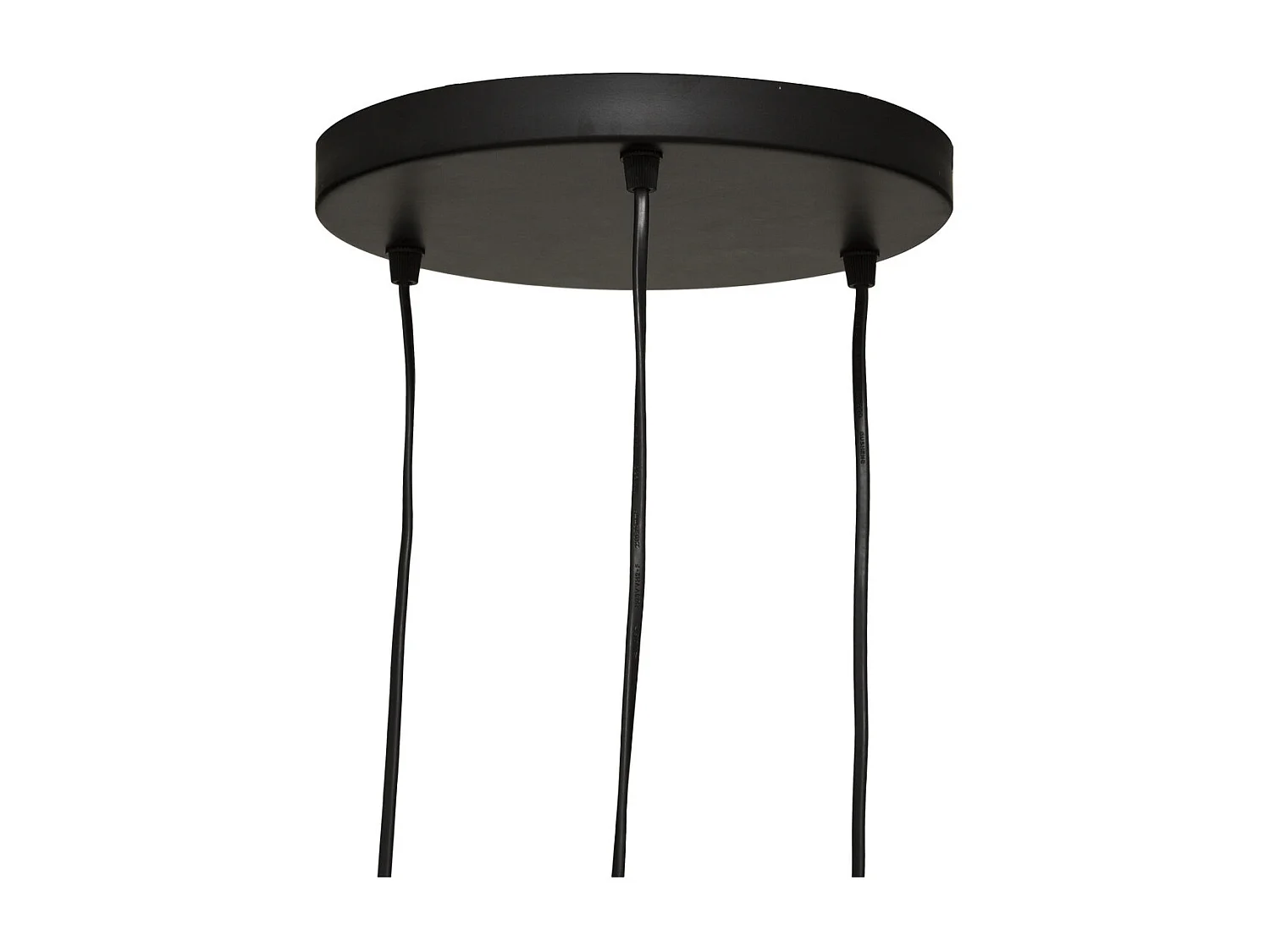 Luminaire  Suspension en Corde 3 Têtes D. 25 x H. 95 cm