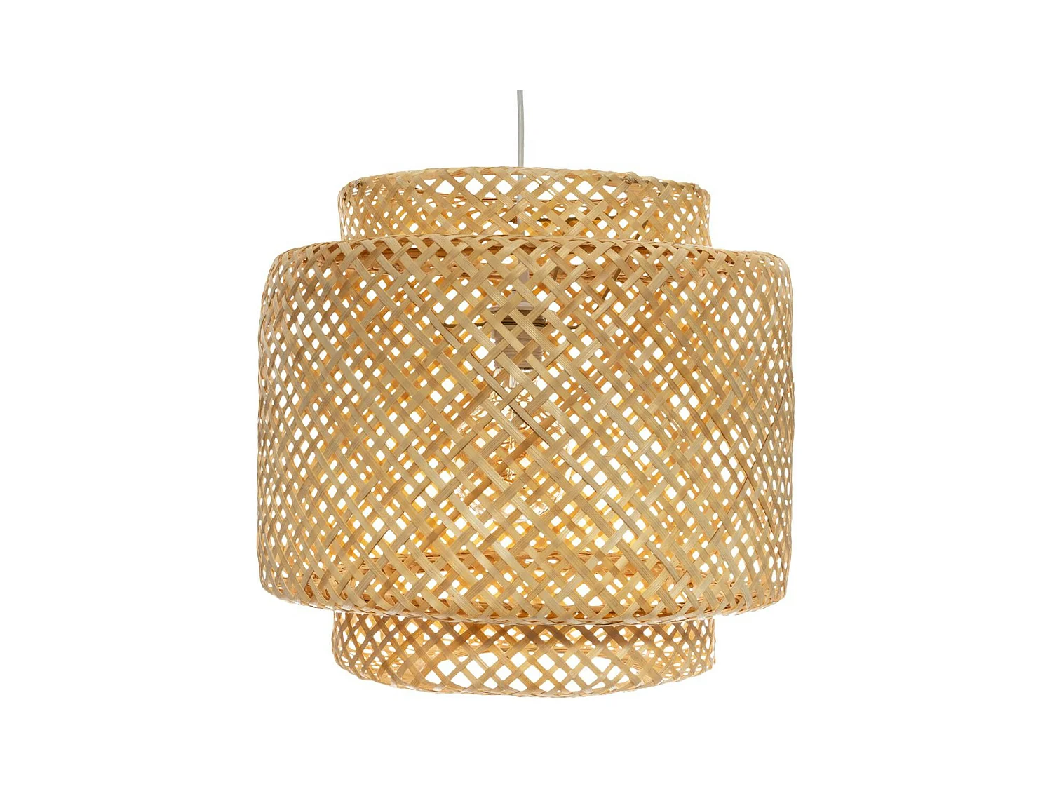 Luminaire Suspension en Bambou naturel D 40 cm