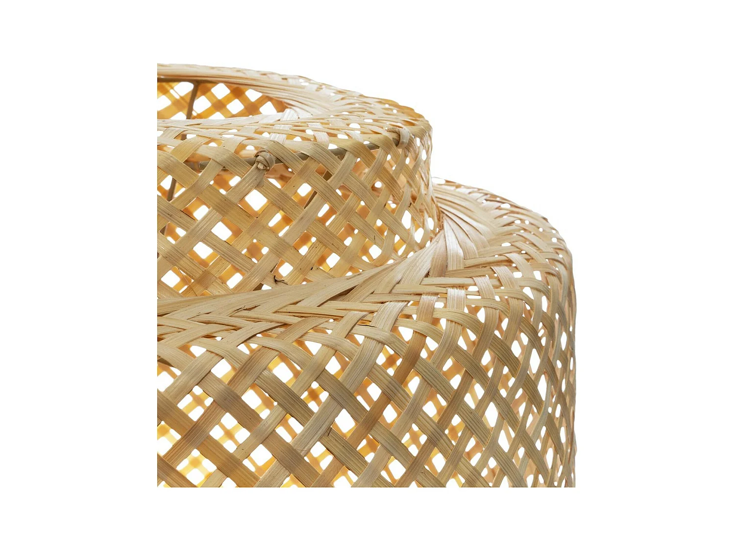 Luminaire Suspension en Bambou naturel D 40 cm