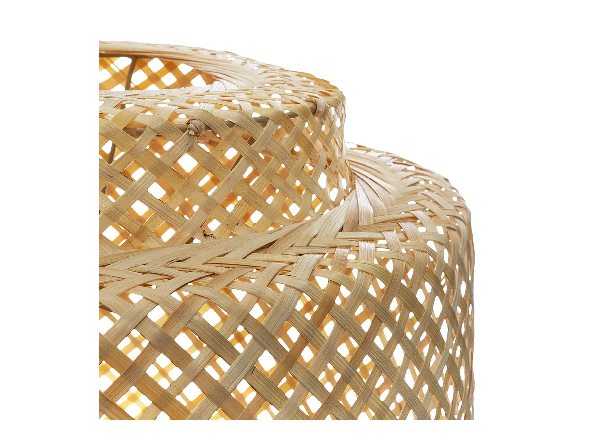 Luminaire Suspension en Bambou naturel D 40 cm