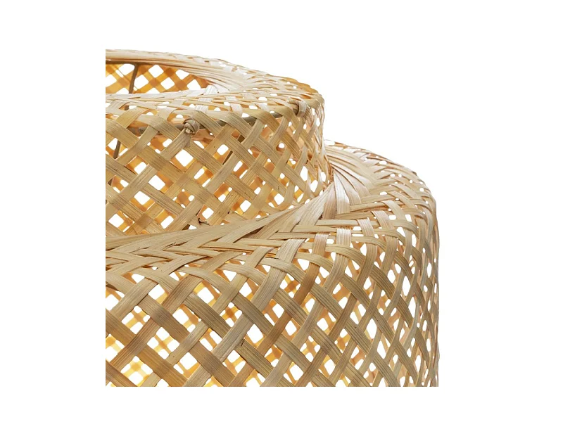 Luminaire Suspension en Bambou naturel D 40 cm
