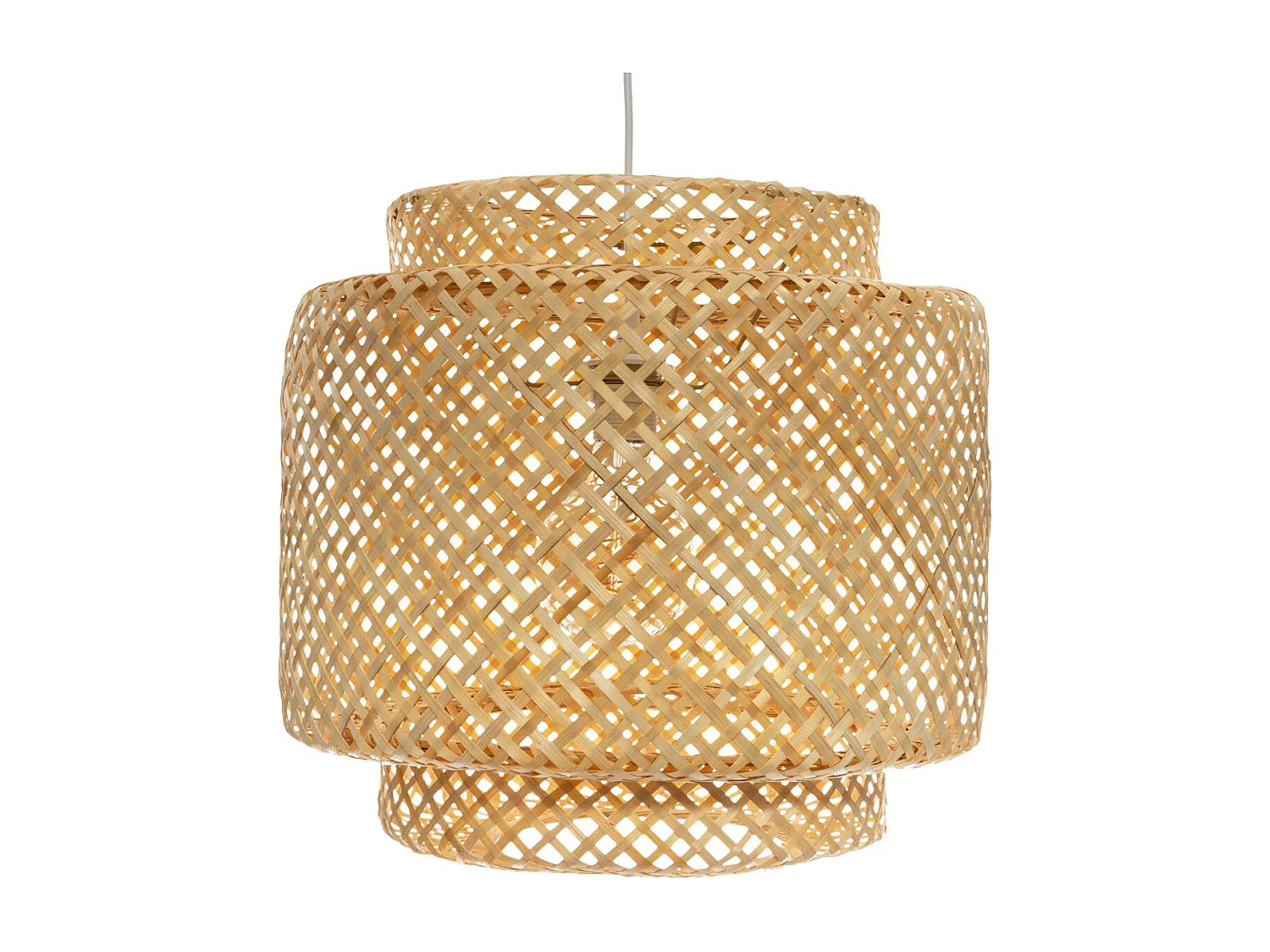 Luminaire Suspension en Bambou naturel D 40 cm