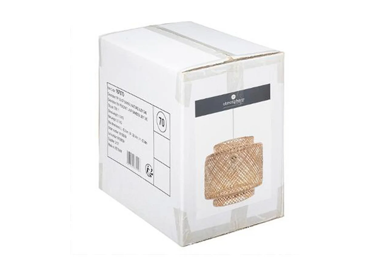 Luminaire Suspension en Bambou naturel D 40 cm