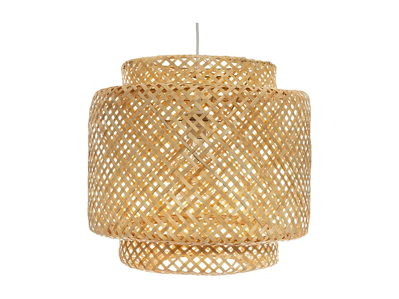 Luminaire Suspension en Bambou naturel D 40 cm