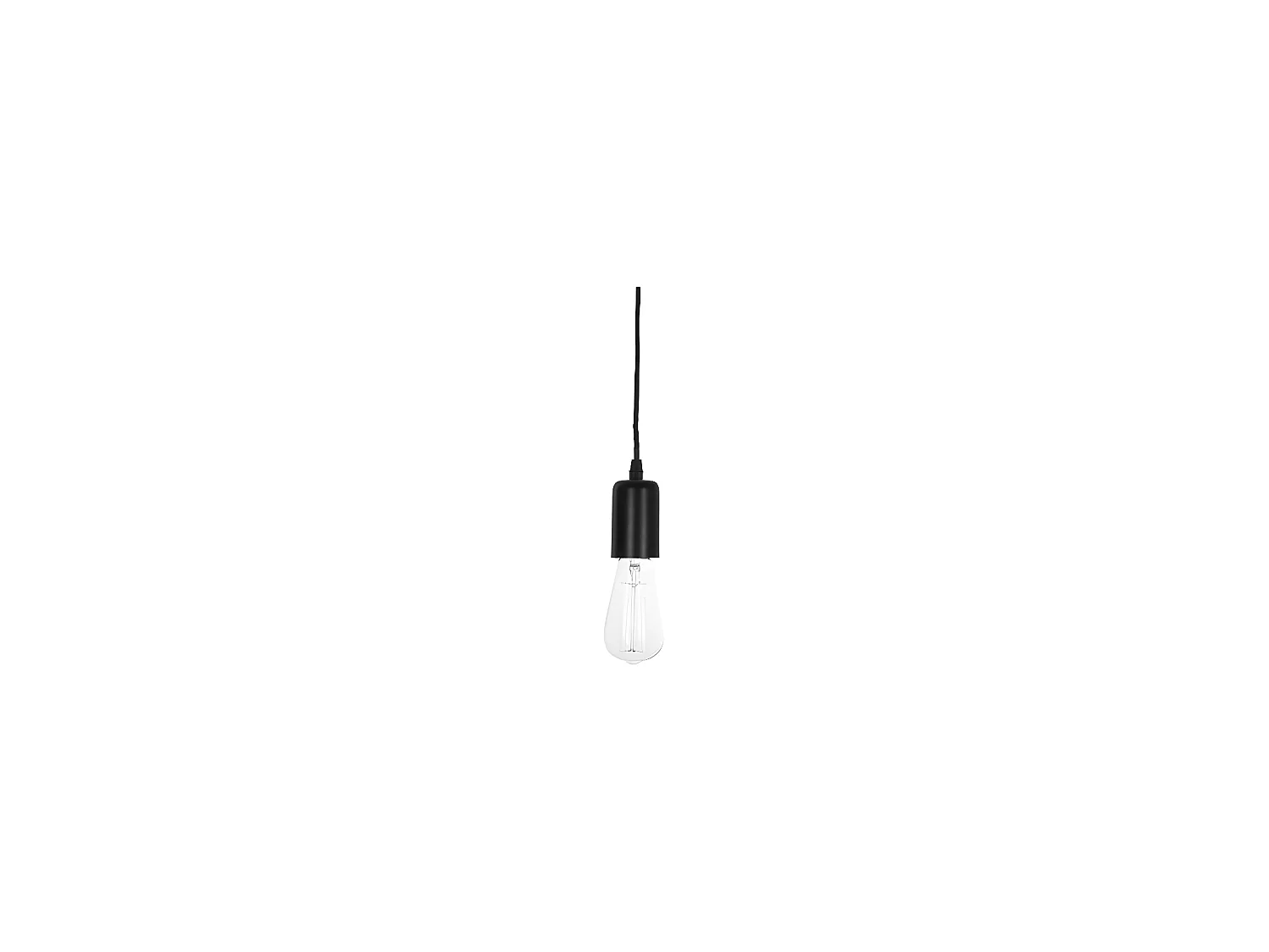 Luminaire Suspension en Métal Noir D 5 cm