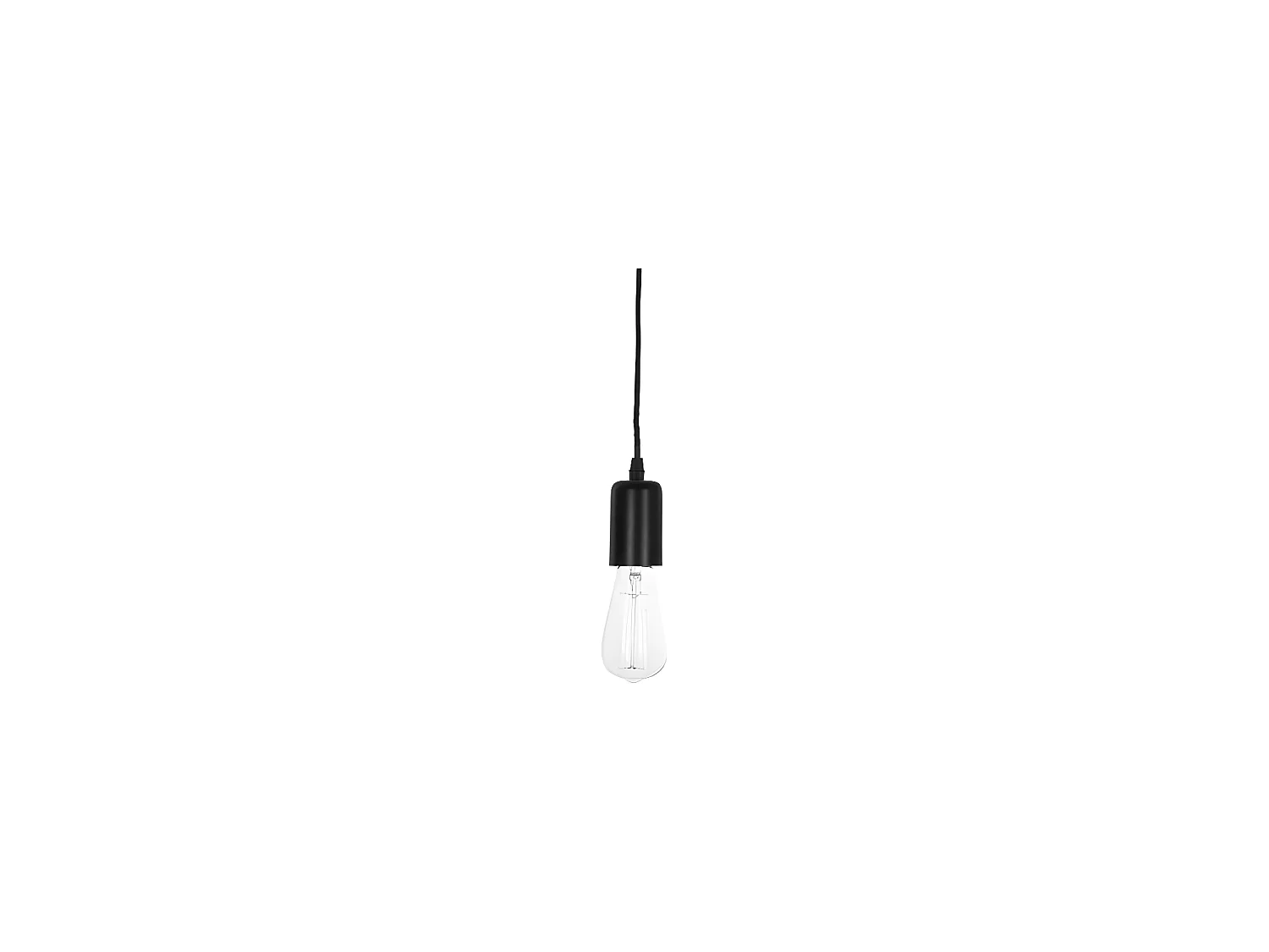 Luminaire Suspension en Métal Noir D 5 cm