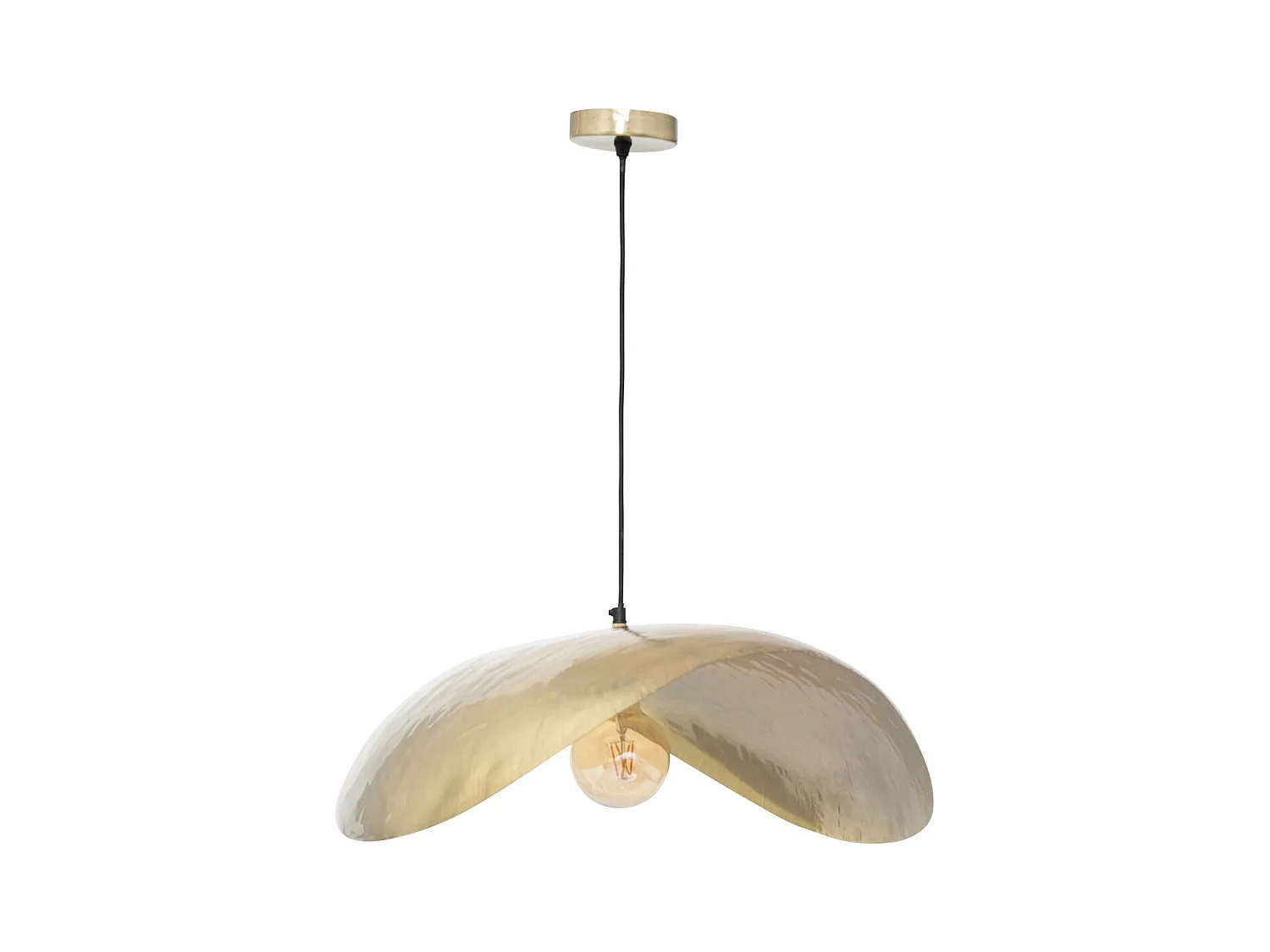 Luminaire Suspension en Métal Doré D 80 cm