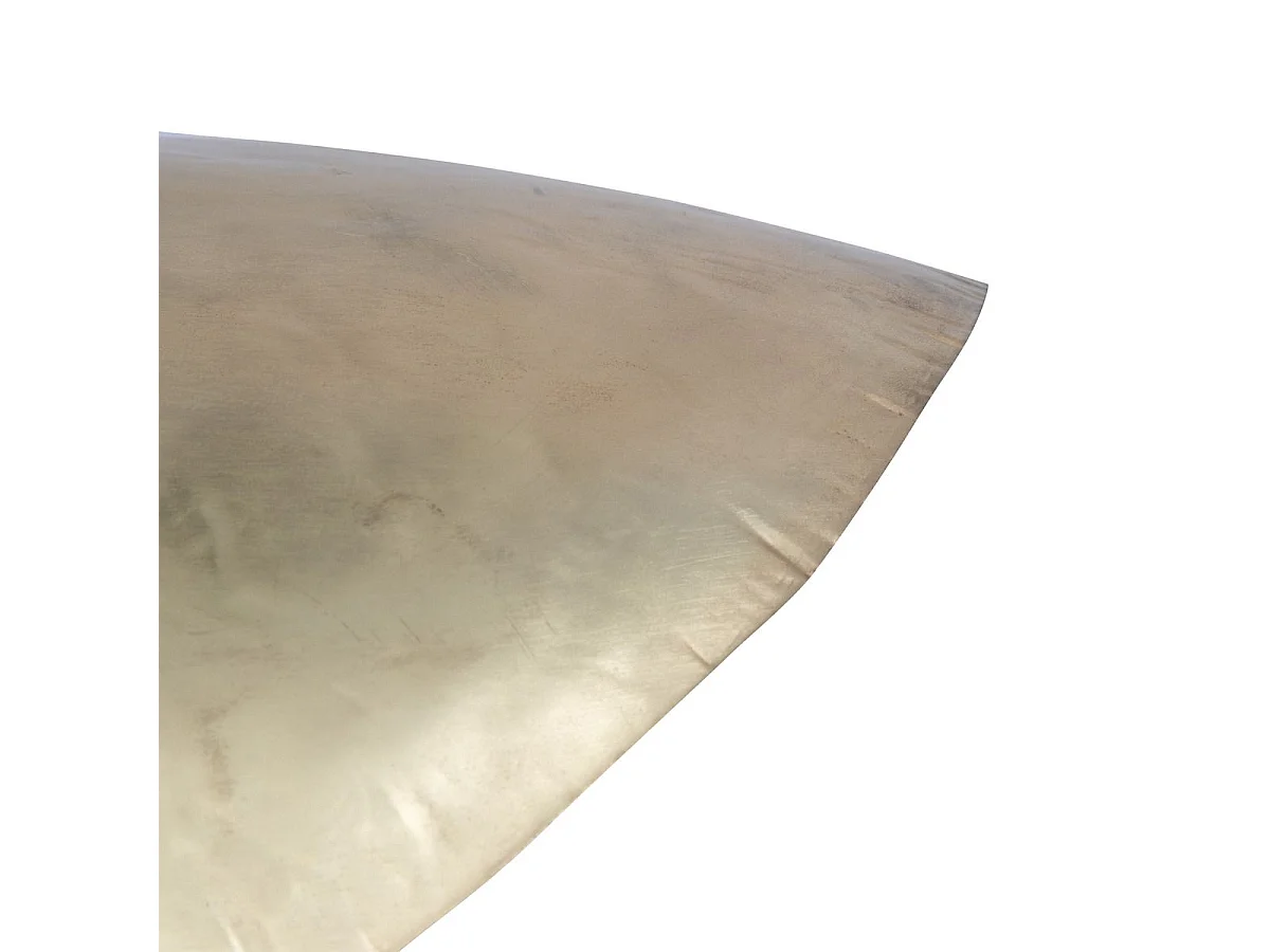 Pendelleuchte im gehämmerten Messing-Stil L.80 x P.60 x H.15 cm