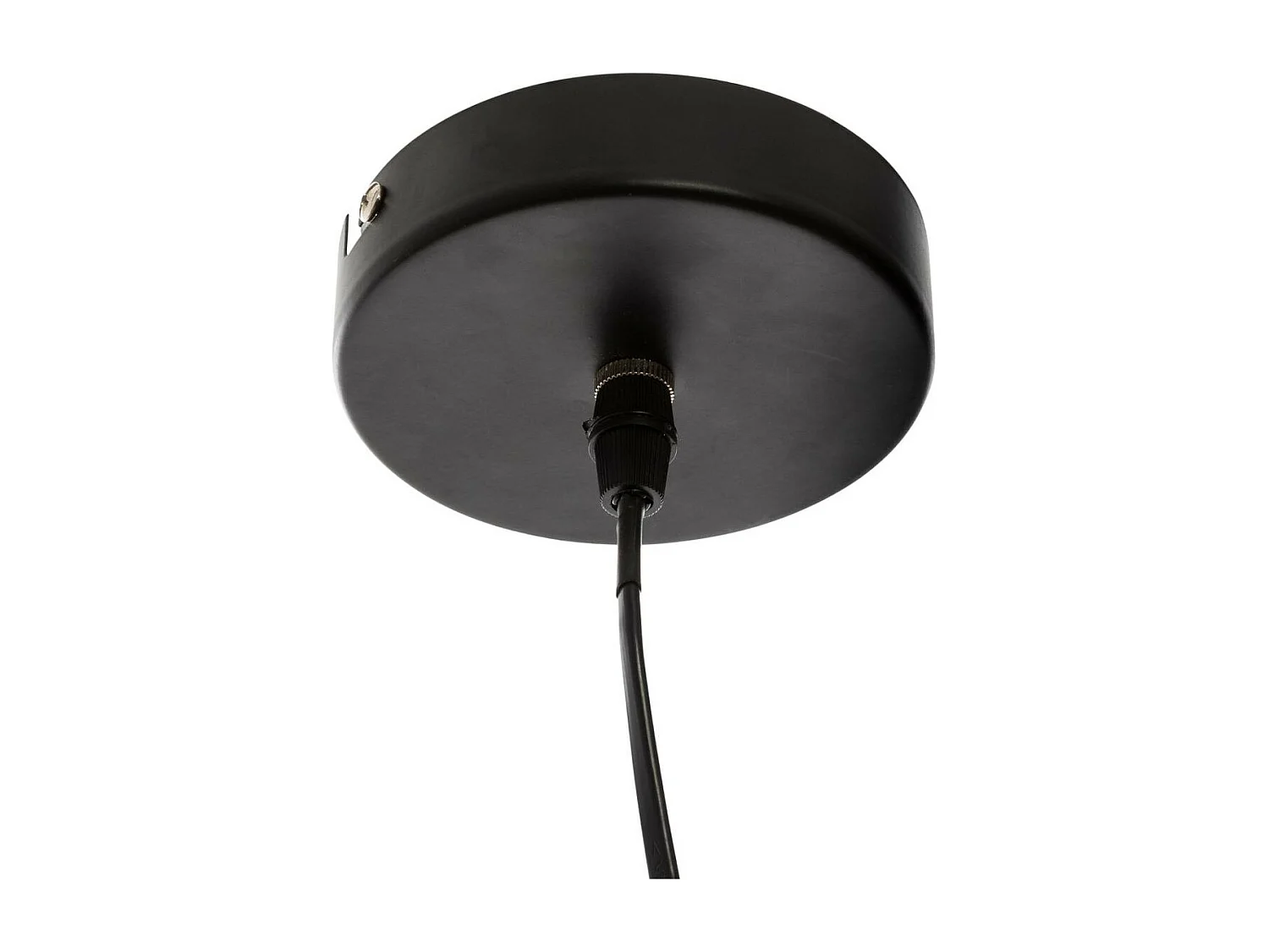 Luminaire Suspension en Métal filaire Noir D 58 cm