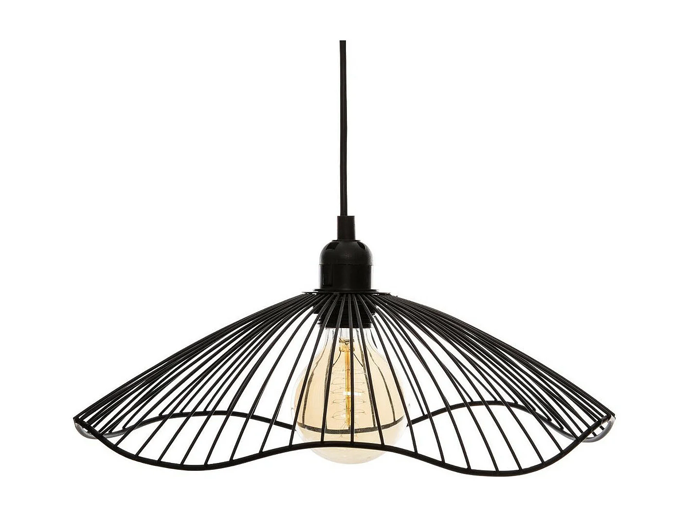 Hängeleuchte aus Metall Draht 34 x 15.5 cm