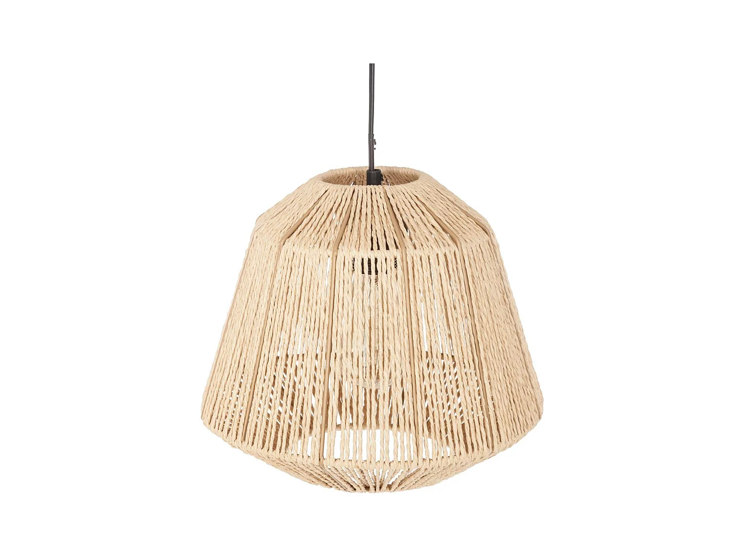 Luminaire Suspension Corde D 29 cm Beige