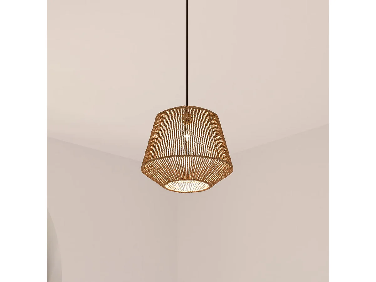 Hängelampe aus Seil Jily d 29 cm