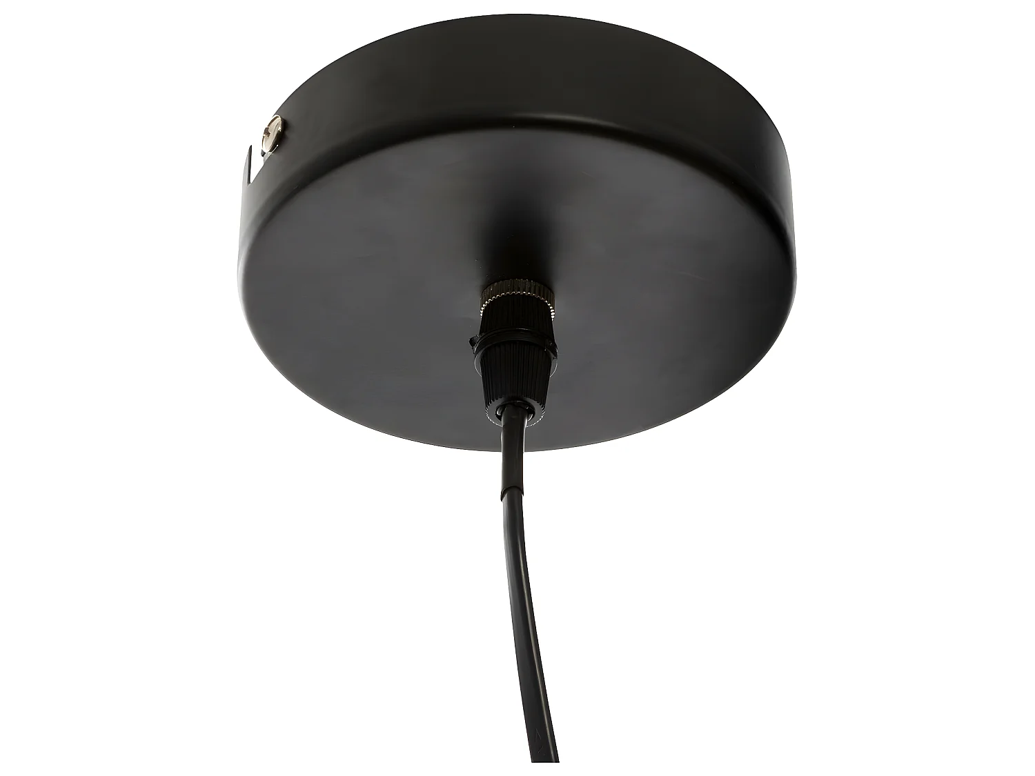 Luminaire Suspension  en Bambou et Métal D 28 x H 36 cm