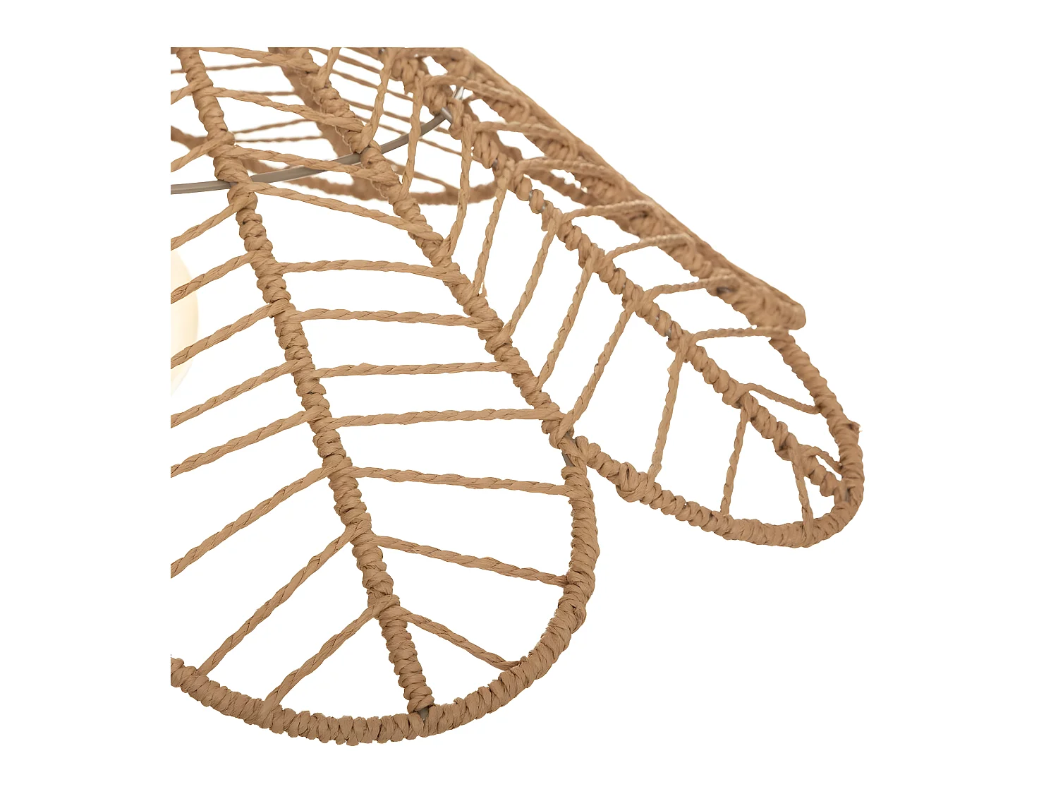 Lámpara de techo flor en cordón