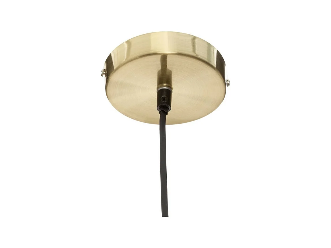 Luminaire Suspension Boule en Verre Blanc D 20 cm