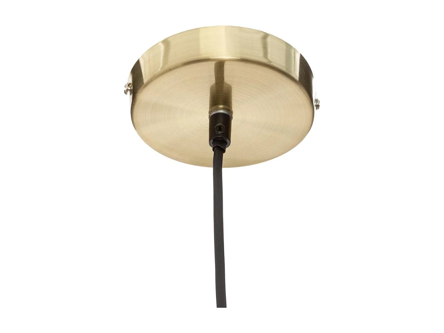 Luminaire Suspension Boule en Verre Blanc D 20 cm