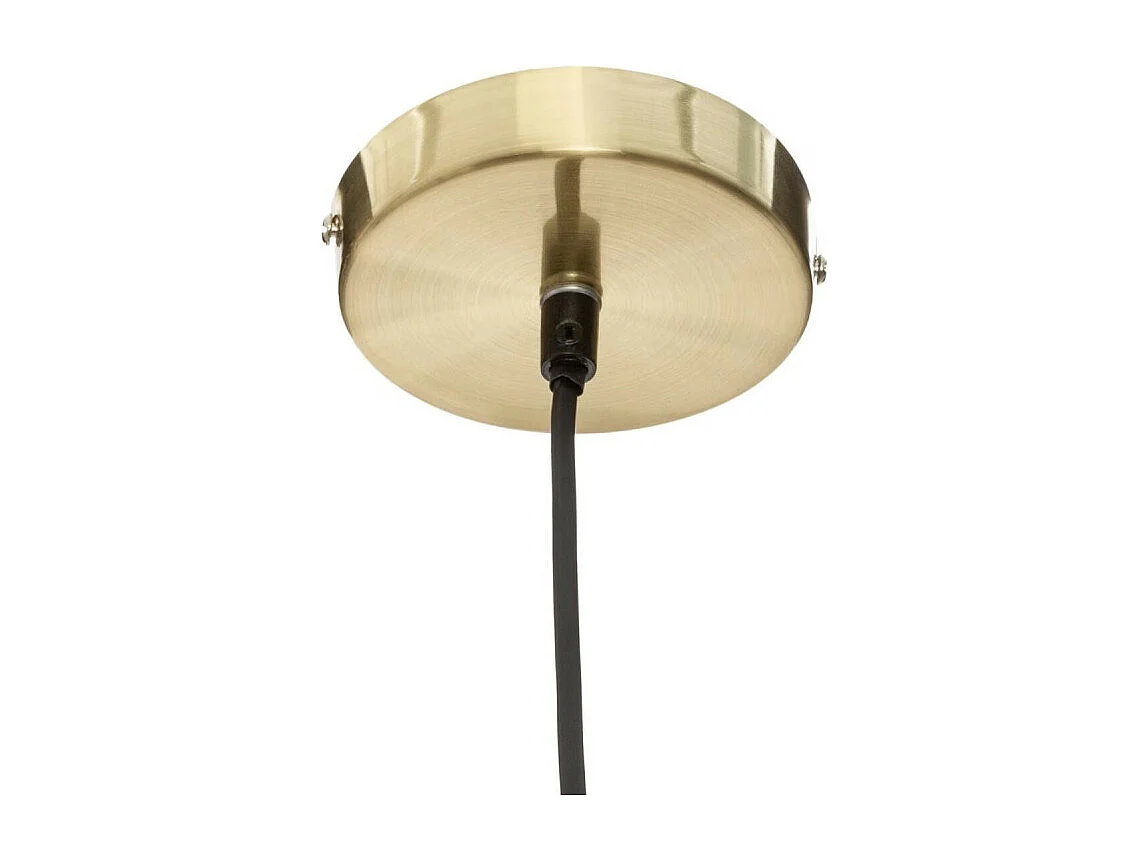 Luminaire Suspension Boule en Verre Blanc D 20 cm