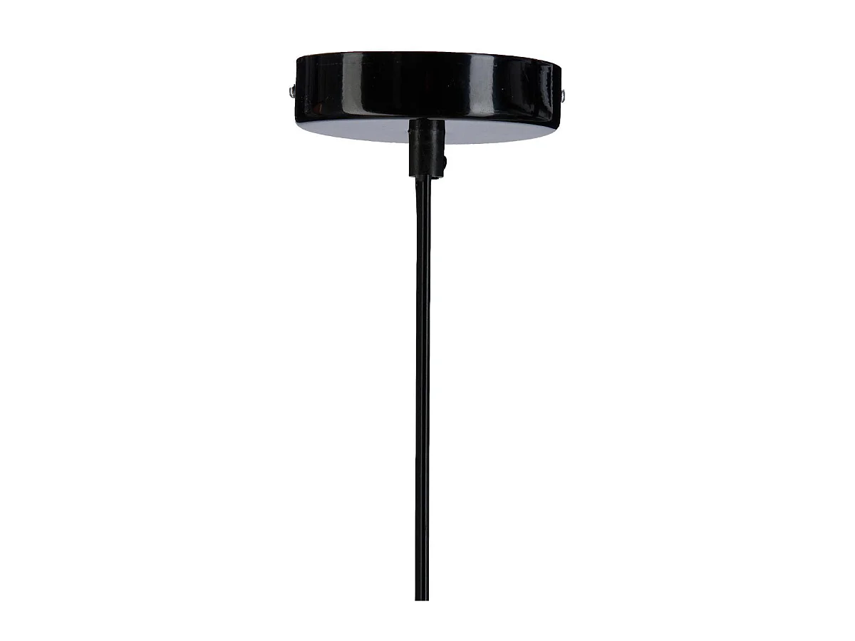 Luminaire Suspension en Métal filaire Noir D 23 cm