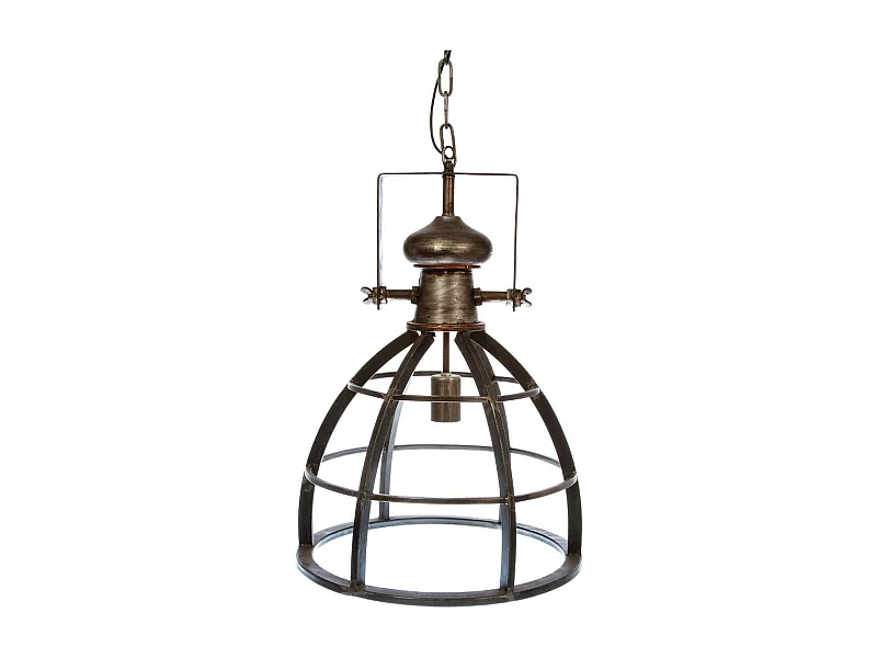 Luminaire Suspension en Métal Vieilli et Rétro D 40 cm