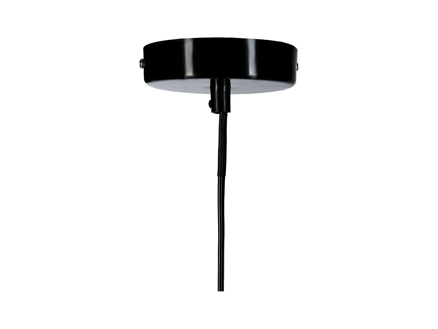Luminaire Suspension en Métal filaire Noir D 25 cm