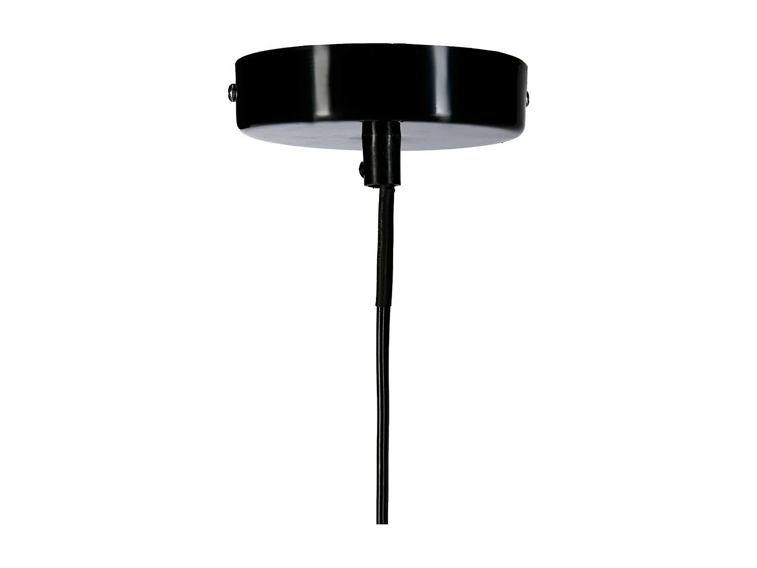 Luminaire Suspension en Métal filaire Noir D 25 cm