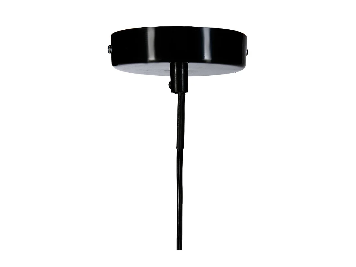 Luminaire Suspension en Métal filaire Noir D 25 cm