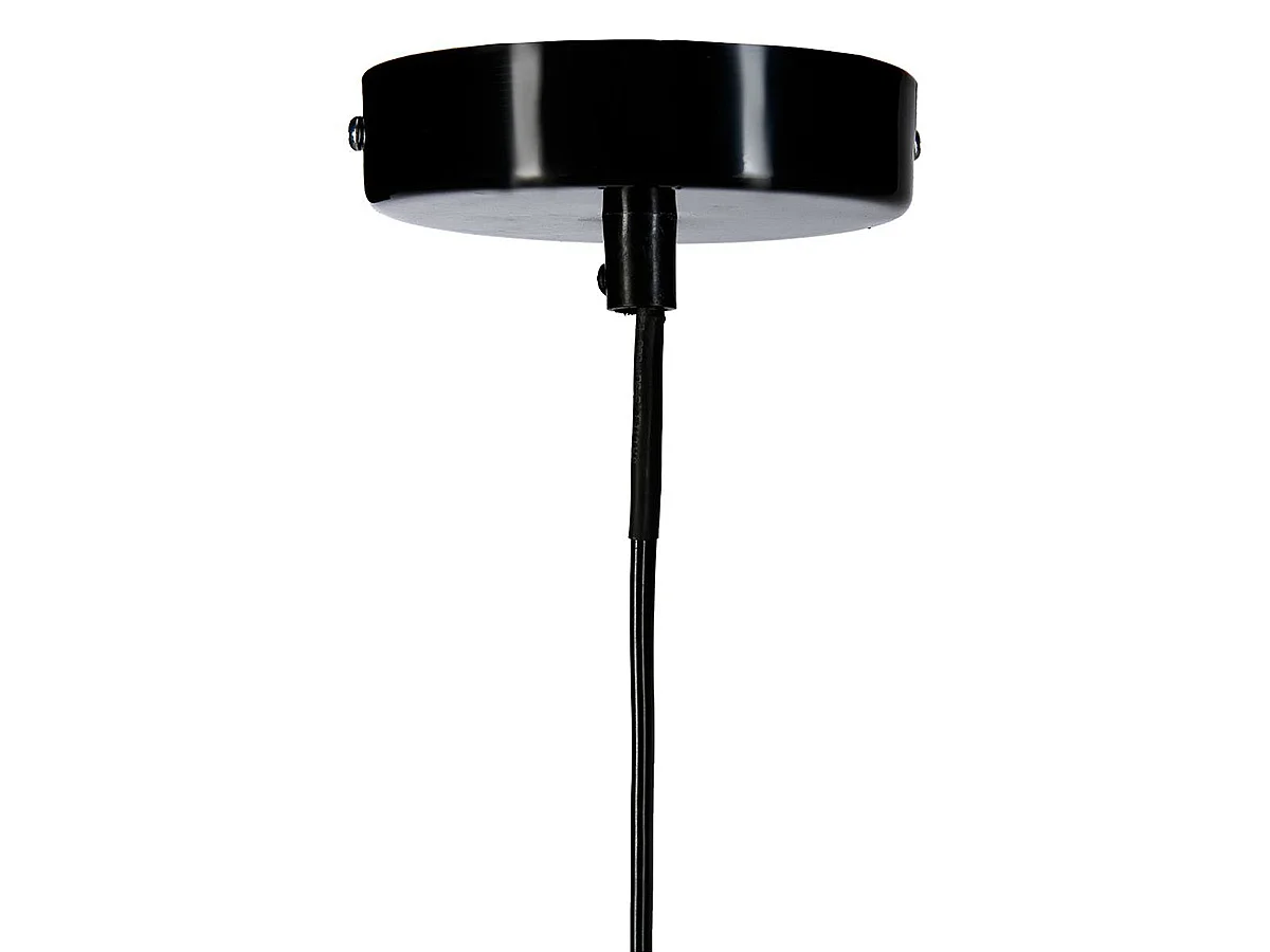 Luminaire Suspension en Métal filaire Noir D 25 cm